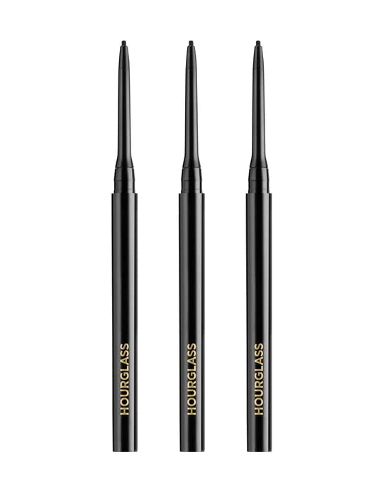 Hourglass Obsidian 1.5mm mechanical liner close-up for precise application.