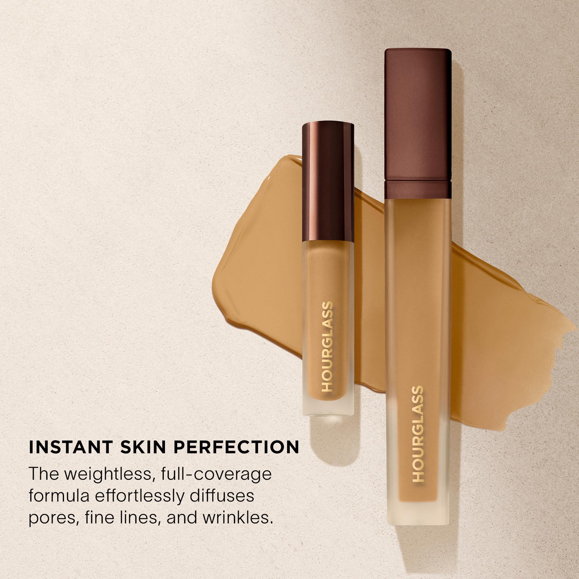 Hourglass Vanish Airbrush Concealer cruelty-free badge highlights ethical choice.