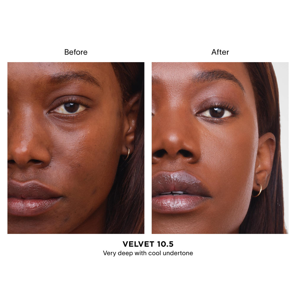 Hourglass Vanish Airbrush Concealer tiny swatch blends naturally on skin.
