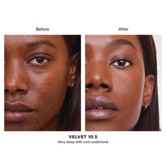 Hourglass Vanish Airbrush Concealer tiny swatch blends naturally on skin.