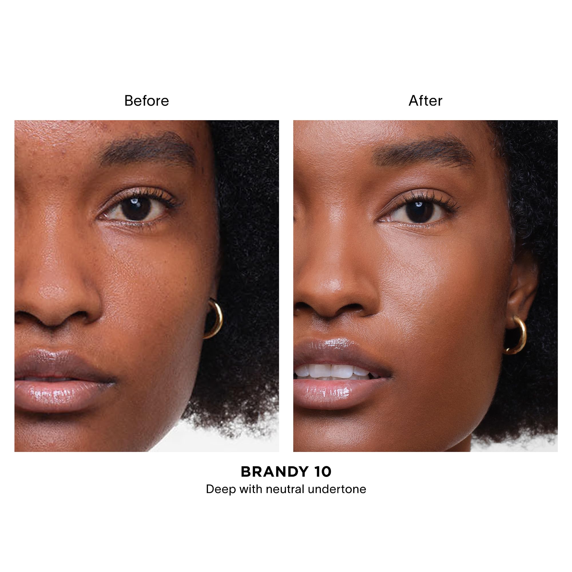 Under-eye area enhanced by Hourglass Vanish Airbrush Concealer brightening the area.
