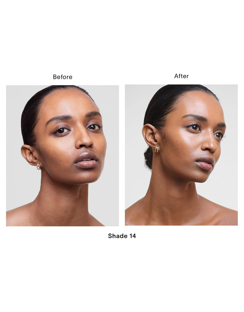 Hourglass Veil Skin Tint application on face for natural radiance.