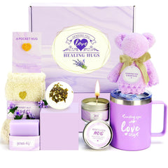 Housavvy Valentines Day Gift Basket hero, a thoughtful self care surprise for her