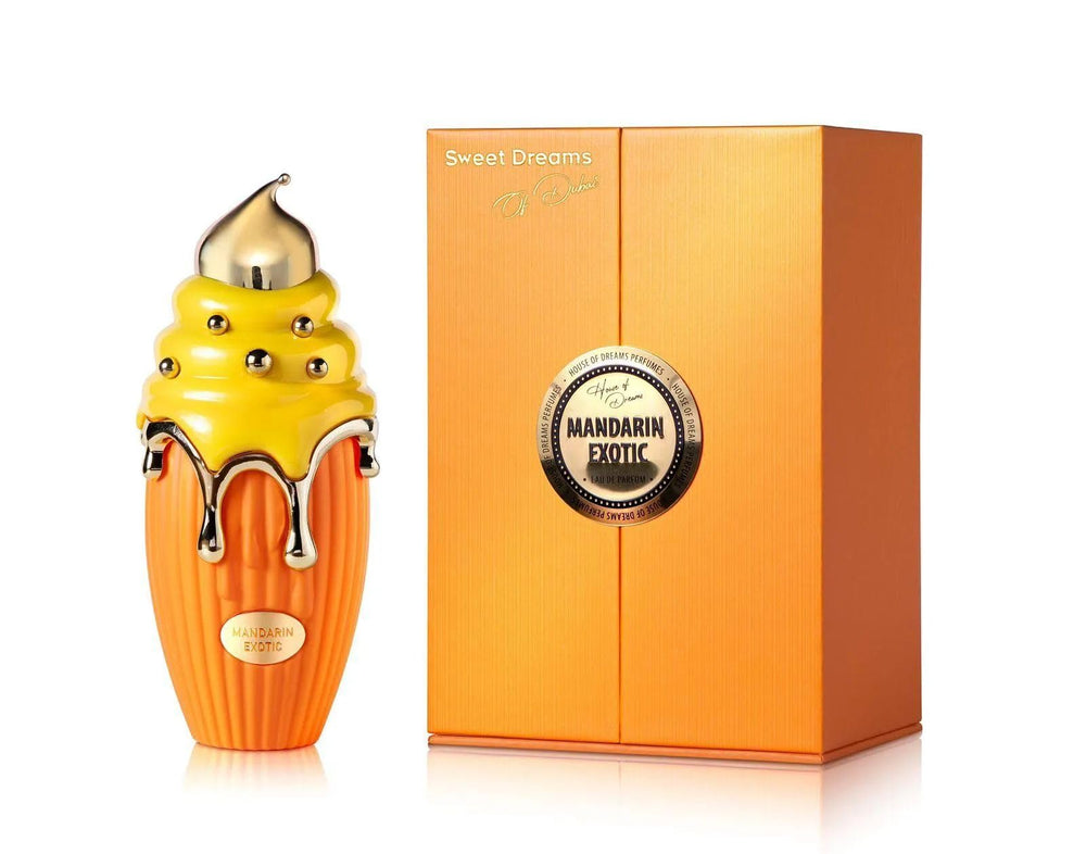House Of Dreams Sweet Dreams Dubai Mandarin Exotic bottle highlights a bright, fruity opening.
