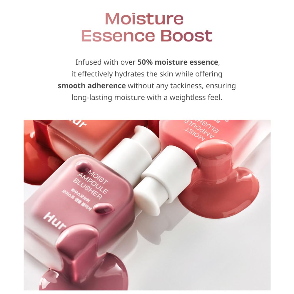 House of Hur Moist Ampoule Blusher Deep Plum adds sophisticated depth