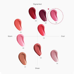 House of Hur Moist Ampoule Blusher Pink Rosie texture close-up highlights silky blend.