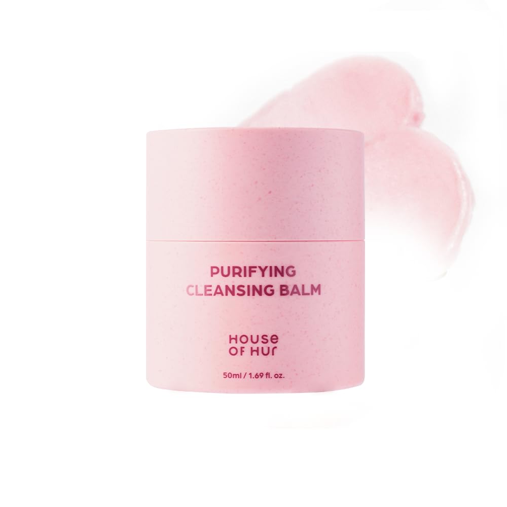 House of Hur Purifying Cleansing Balm packaging close-up for premium skincare.
