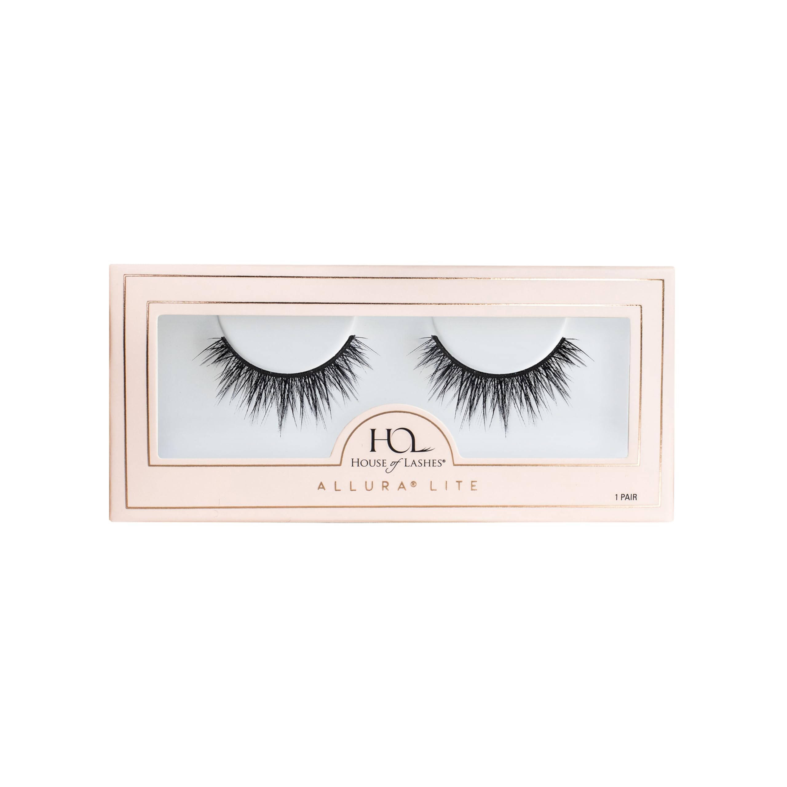 House of Lashes Allura Lite band close-up showing a comfortable cotton blend base