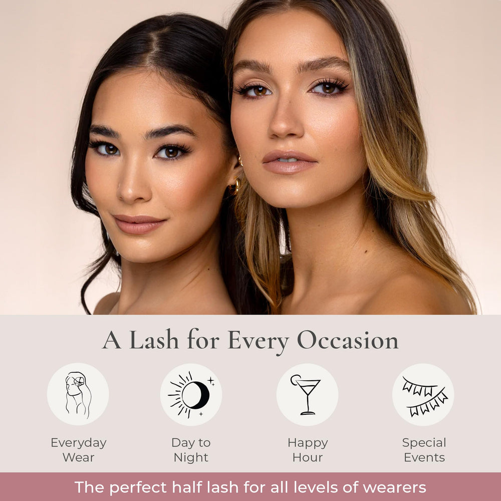 House of Lashes Iconic Demi cotton blend band delivers weightless comfort