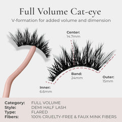 House of Lashes Iconic Demi longer center piece for doll-eyed effect