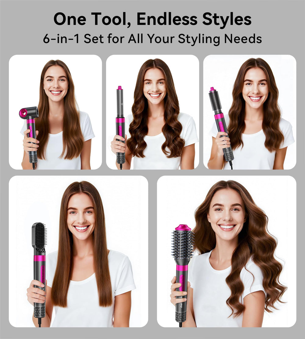 Househerb auto-wrap curlers image demonstrates easy, heat-free curls in minutes.