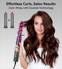 Househerb volumizing brush highlights lifted, fuller hair with natural-looking body.