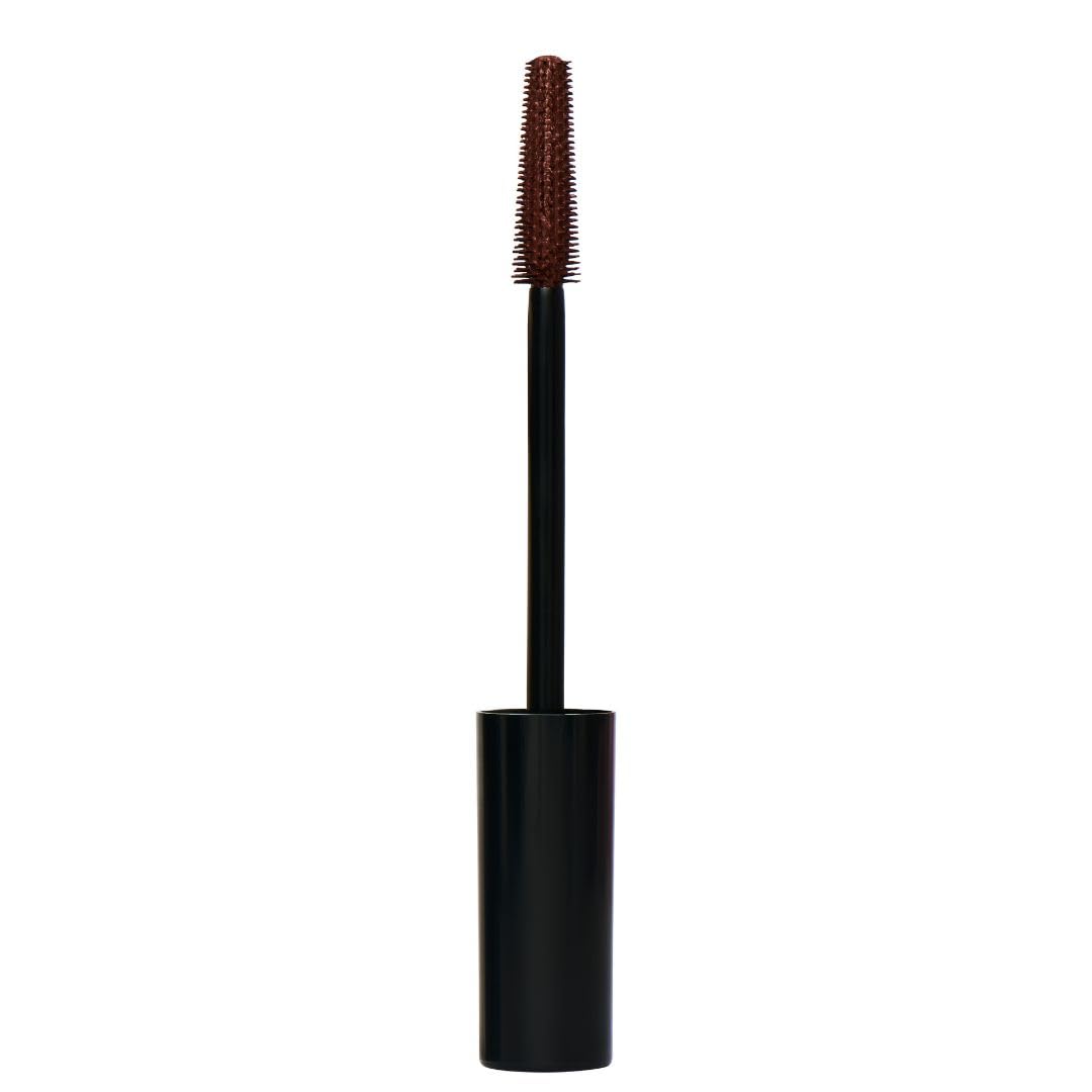 How to Be A Redhead Lashes Enhancing Mascara swatch auburn shade.