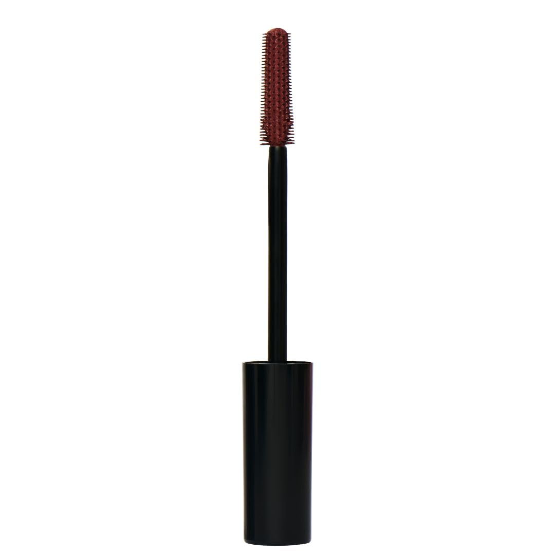 How to Be A Redhead Plum coated lashes reveal smooth, rich color.