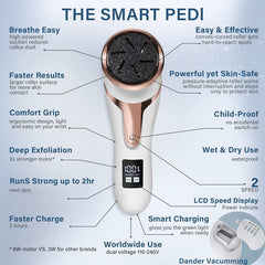 Hoxida pedicure kit with three heads helps customize smoothing for tough calluses.