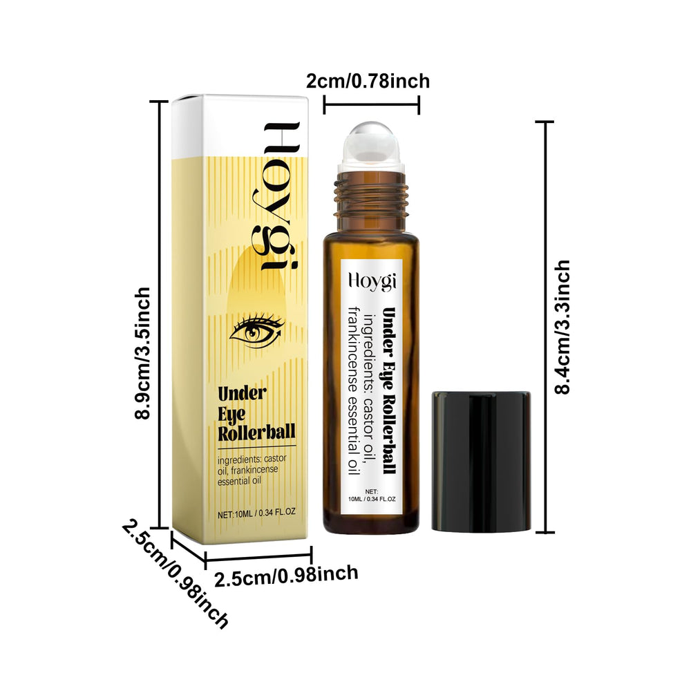 HOYGI anti-aging eye serum effect hints at smoother-looking skin around eyes.