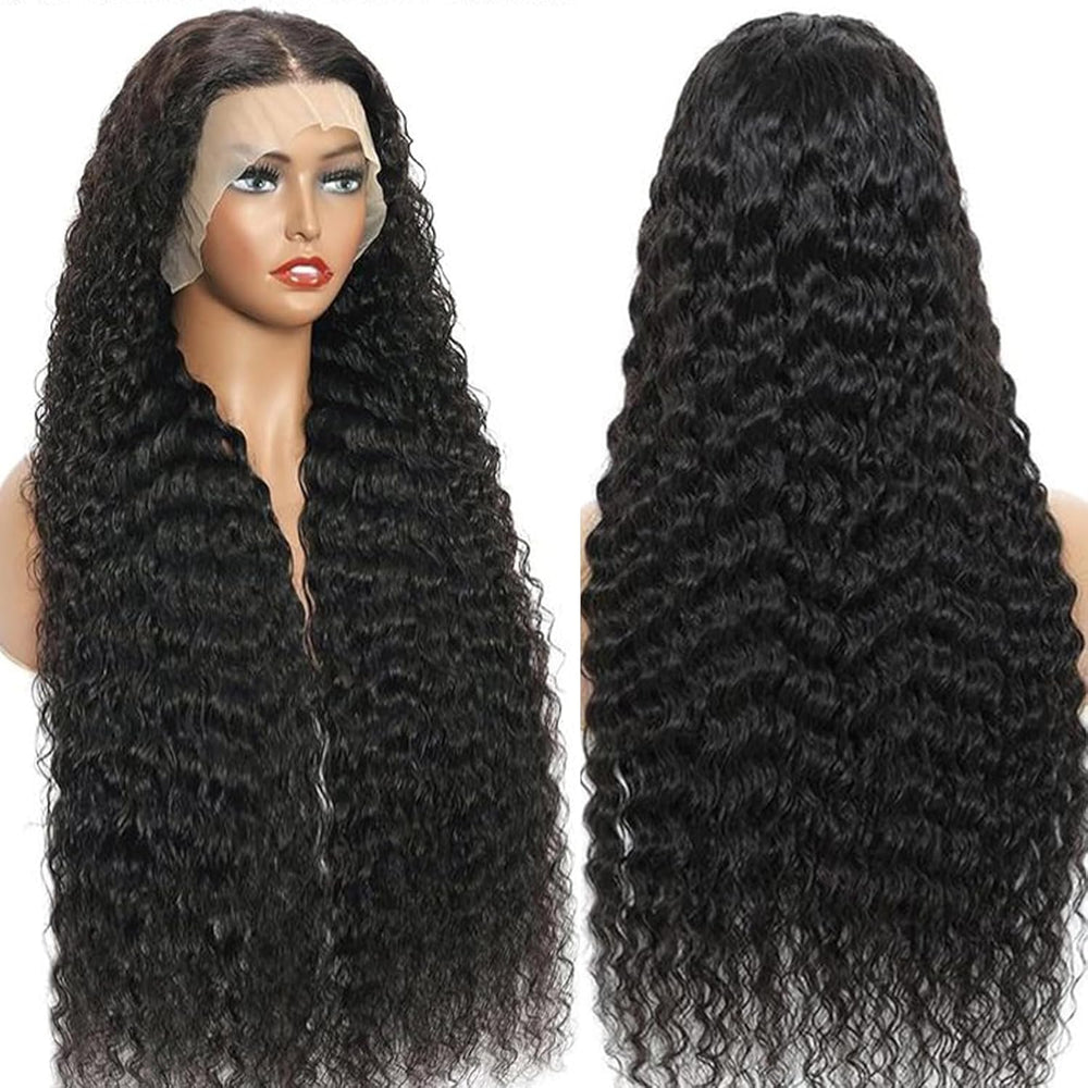 Hoyrhra 200-density wig shows full volume for versatile styling.