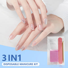 Hozziii nail file 80/100 grit, precise shaping of tips.