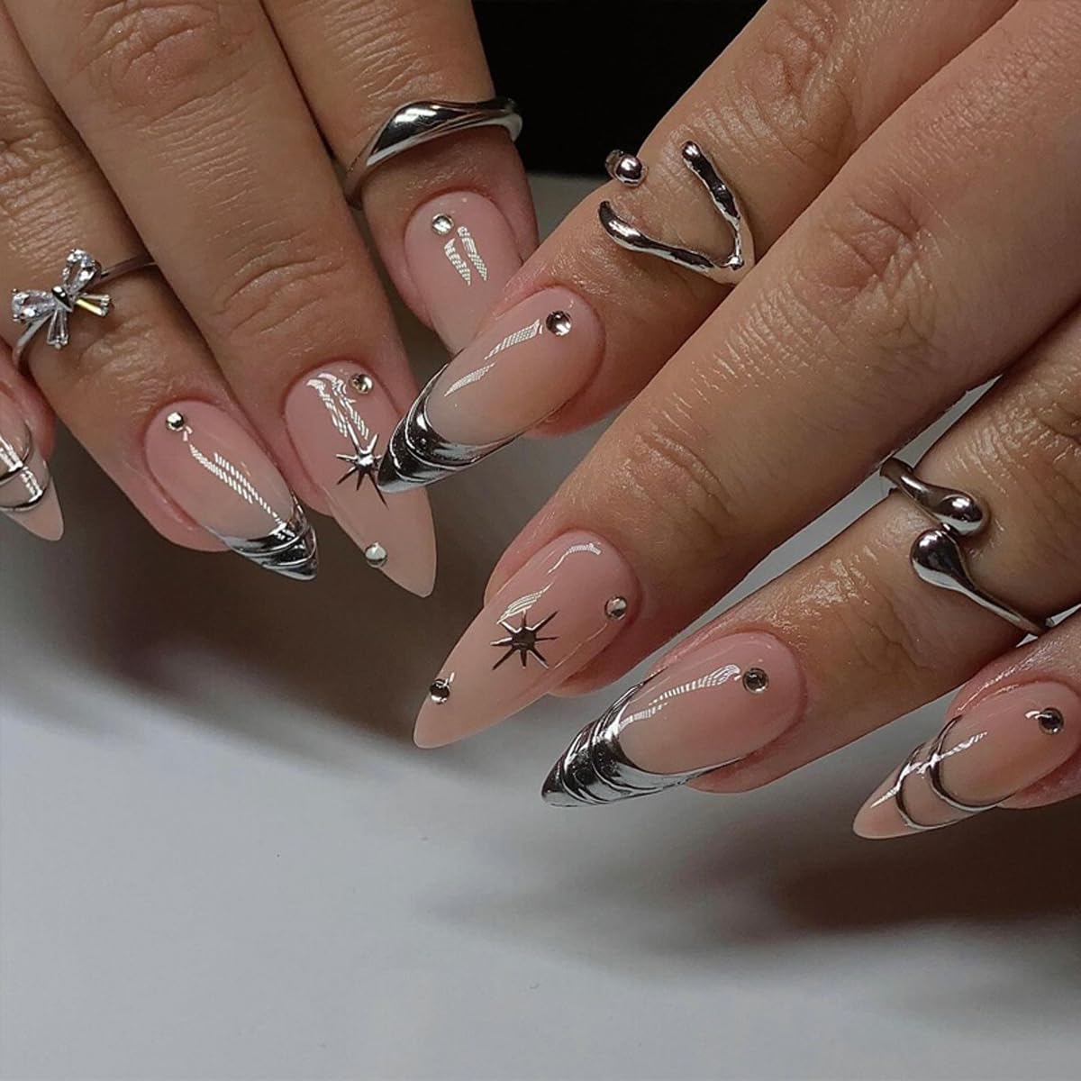 HPYFOI press-on nails easy application and removal for busy routines