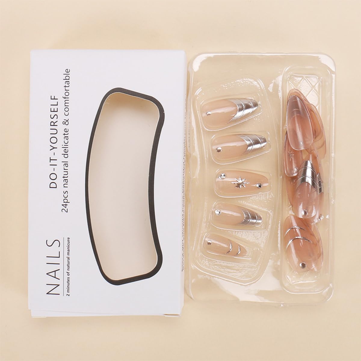 HPYFOI nails suitable for occasions like prom, party, or wedding