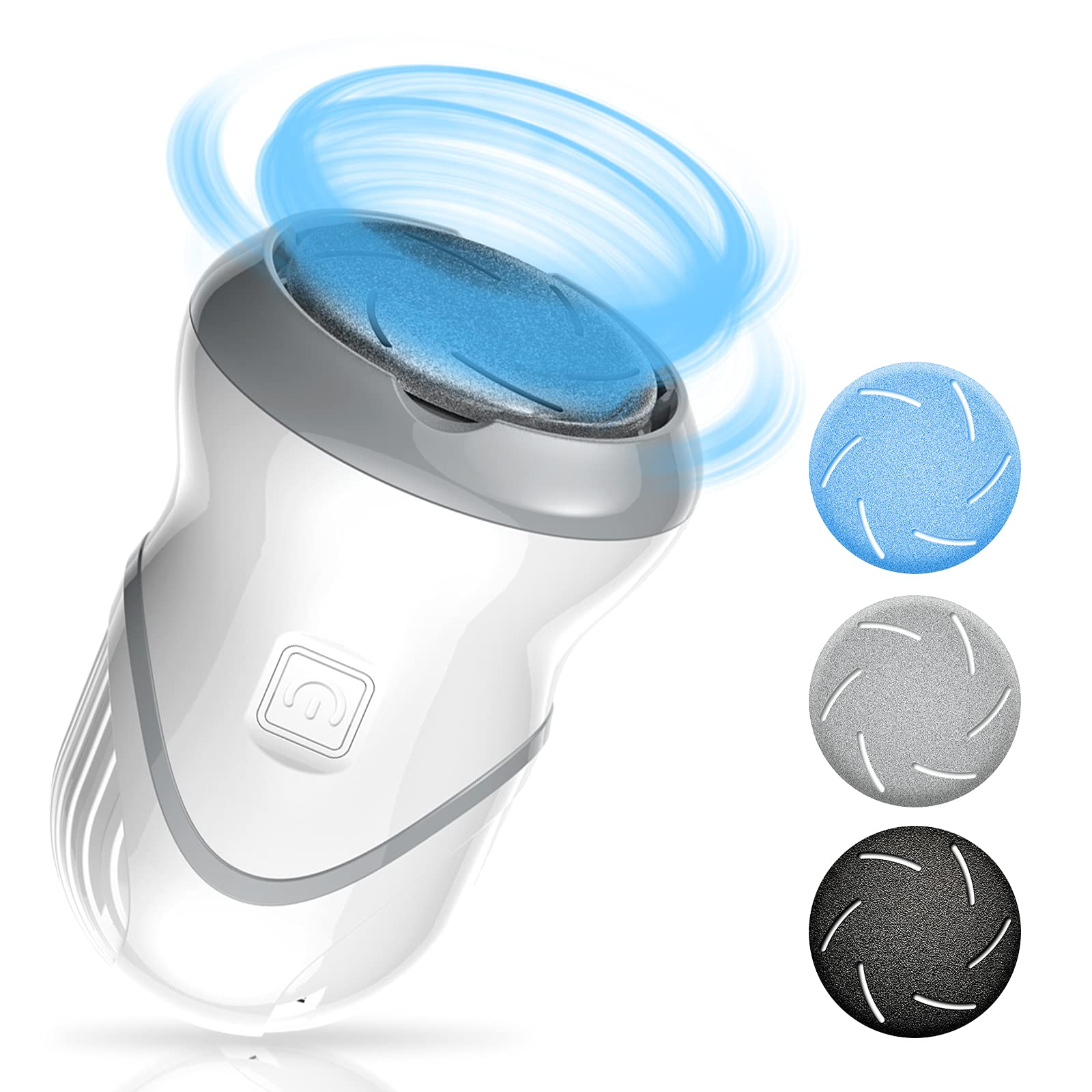 HQISTAR professional electric feet callus remover for at-home pedicure and safe dead skin removal