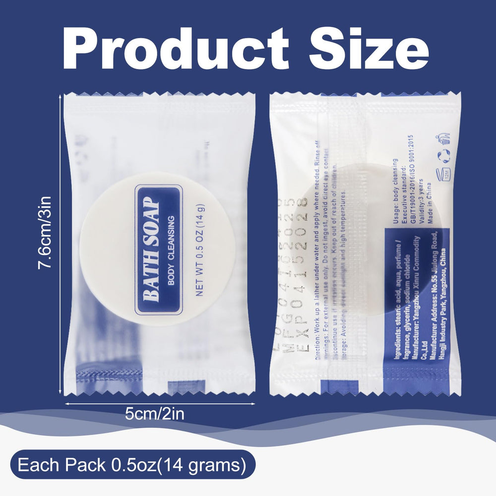 HQSLsund individually wrapped soap bar for hygiene on the go.