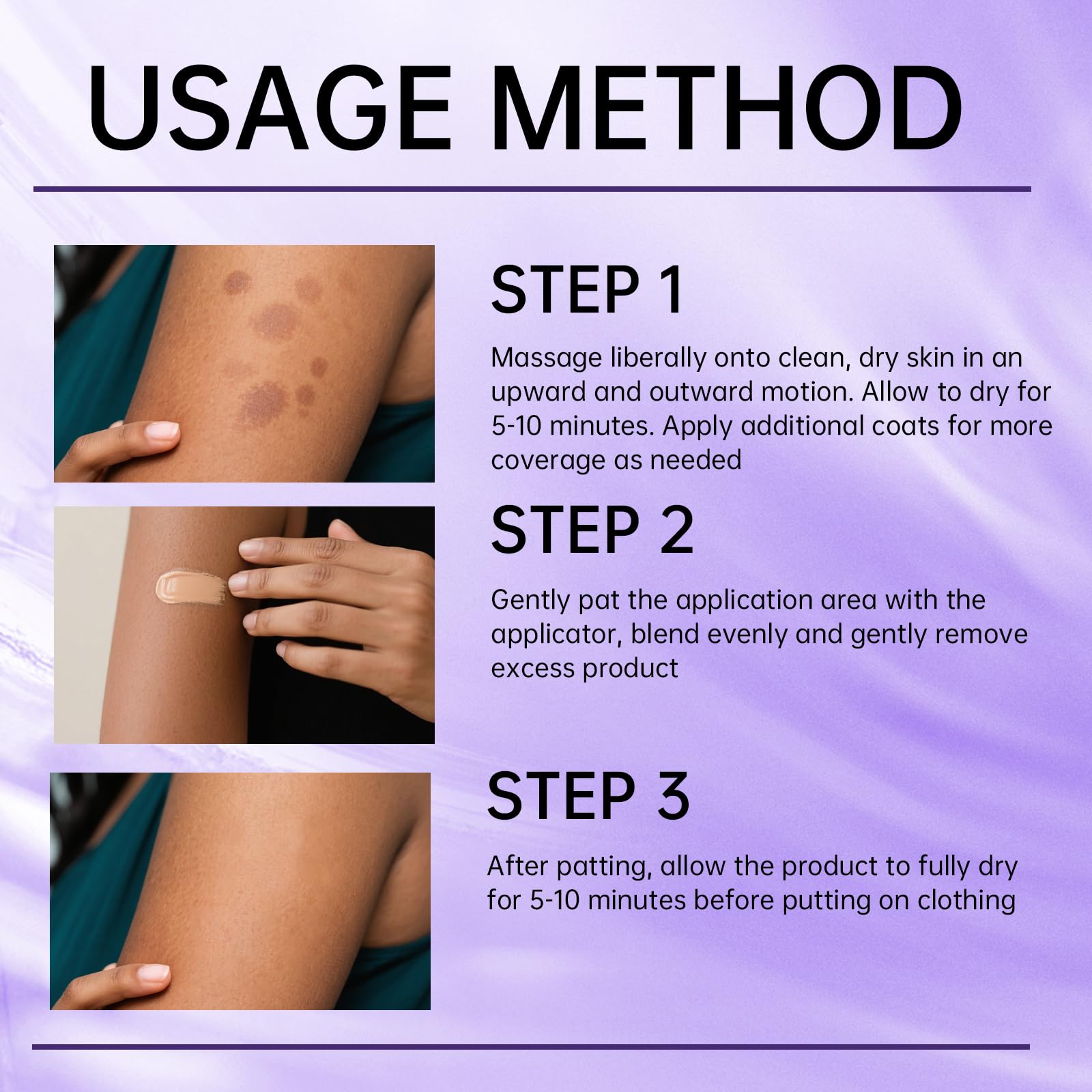 HRTTUO Body Coverage Perfector packaging with included brush