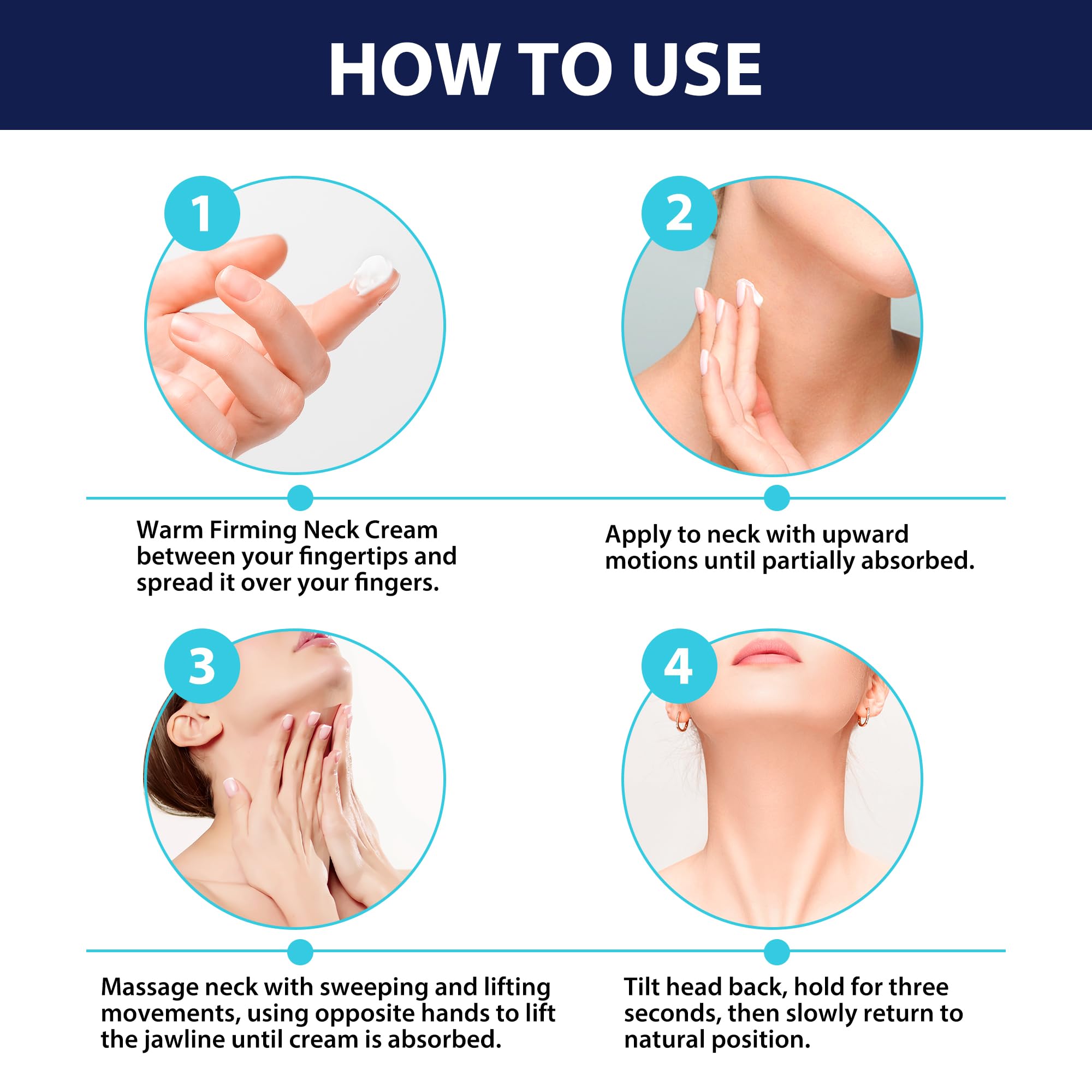 HSBCC neck cream ingredients include vitamin E and shea butter.
