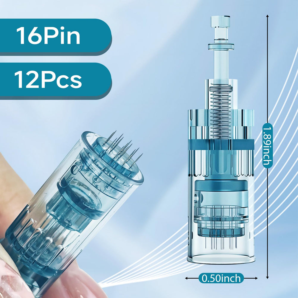 HSENBK microneedling cartridge with 0.25mm needles for clean, controlled sessions.