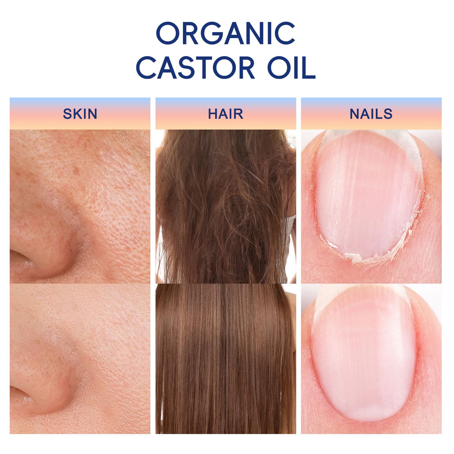 HTBGAA 100% pure castor oil offers premium quality and versatility