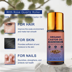 HTBGAA rose quartz roller close-up for relaxing self-care ritual