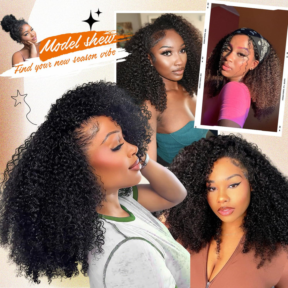 HUA daily-use half wig delivers lightweight volume for everyday looks.