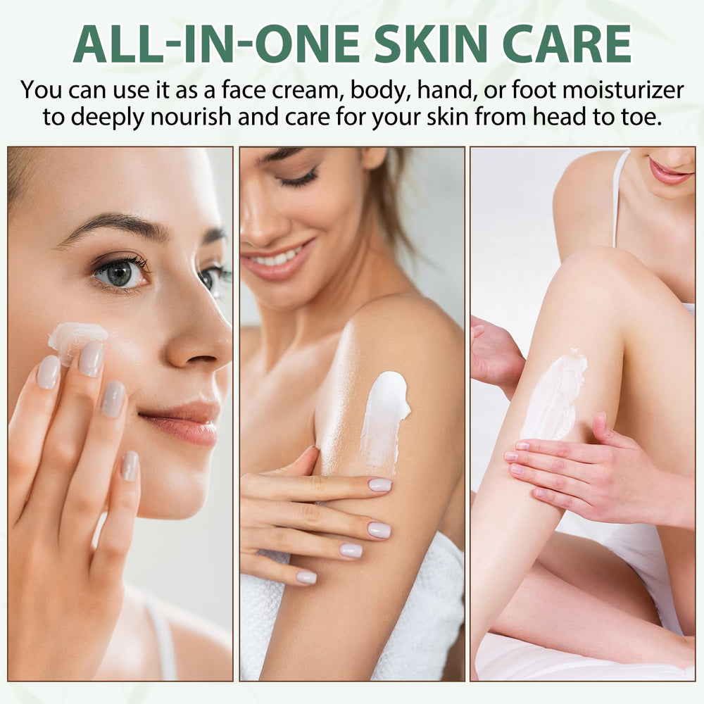 HUALIJIA body moisturizer application providing versatile hydration for arms and legs