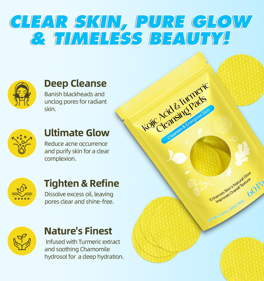 Open pack shows soft pads ready for gentle exfoliation and dirt removal