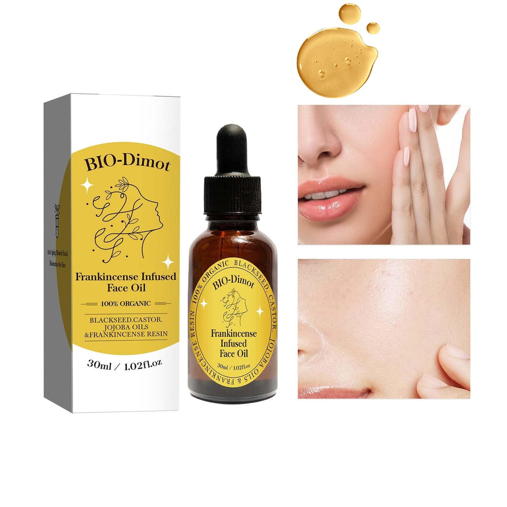 HuaQing frankincense resin oil bottle hydrates skin for daily care.