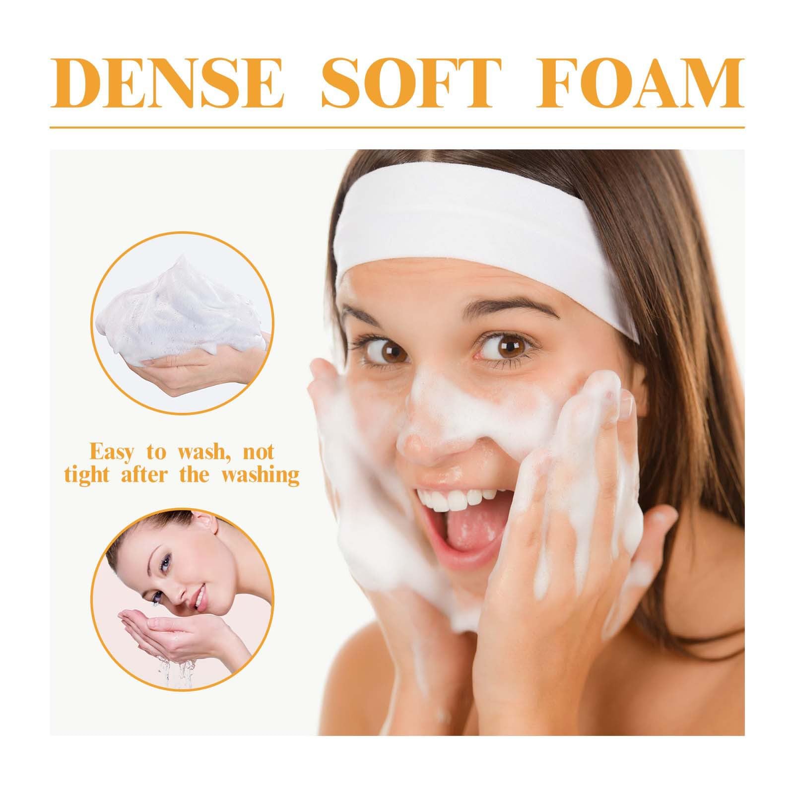 HuaQing turmeric foaming wash during facial massage for pore cleansing