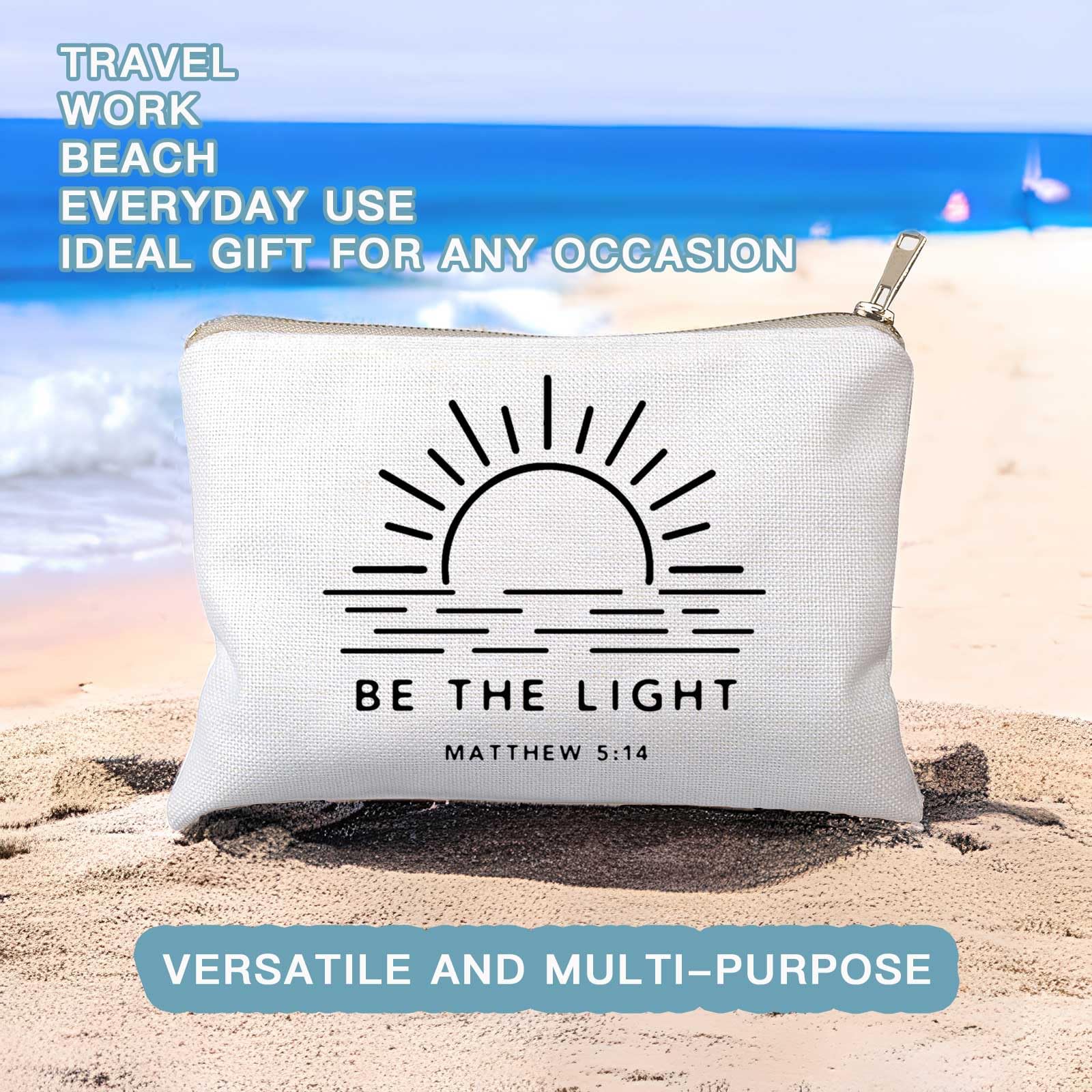 HubbgDesign Be The Light bag used for car storage of sunglasses and keys.