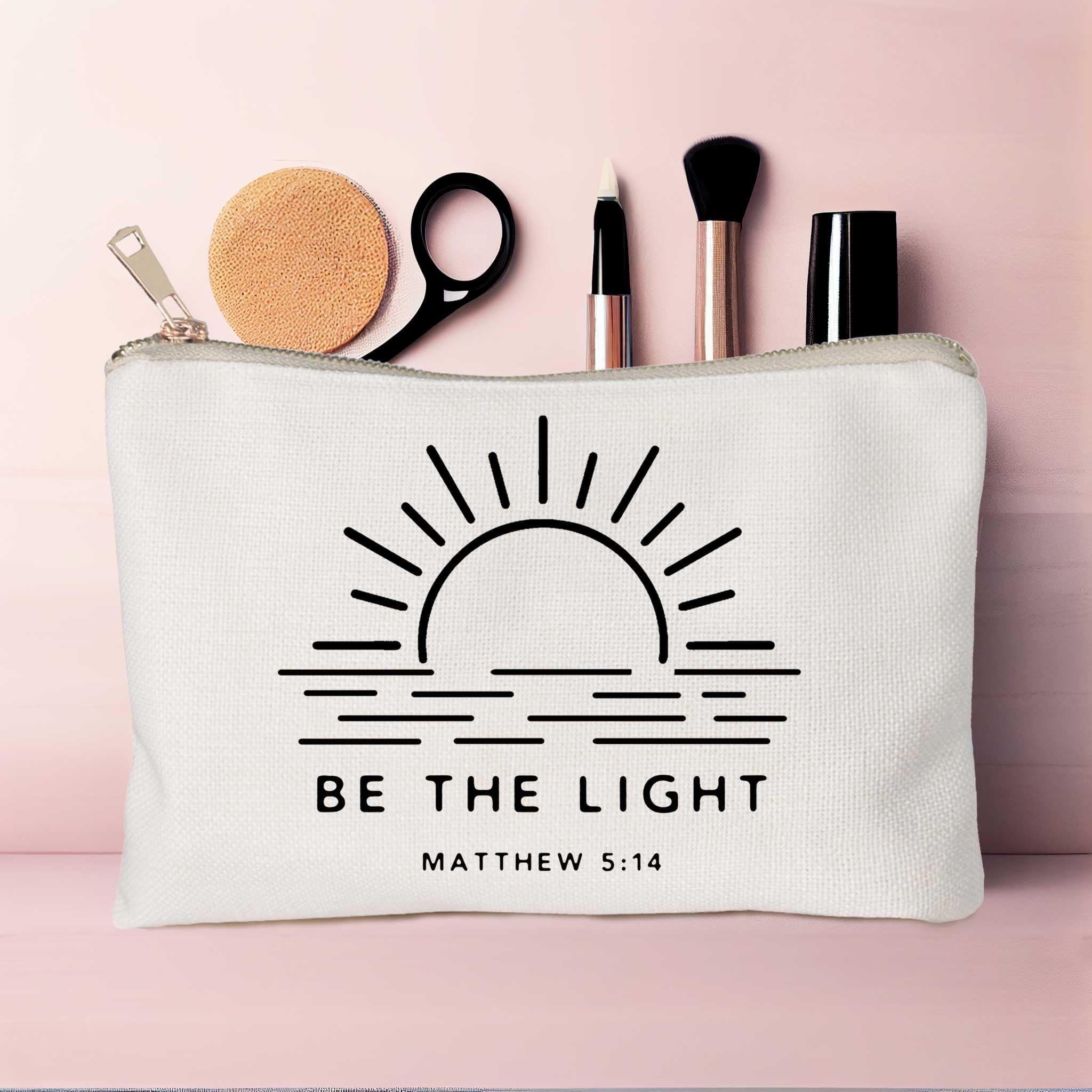 Gift-ready HubbgDesign Be The Light packaging for bridesmaids and friends.