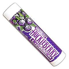 Huckleberry Haven Wild Huckleberry Lip Balm tube for daily lip care with SPF 15.