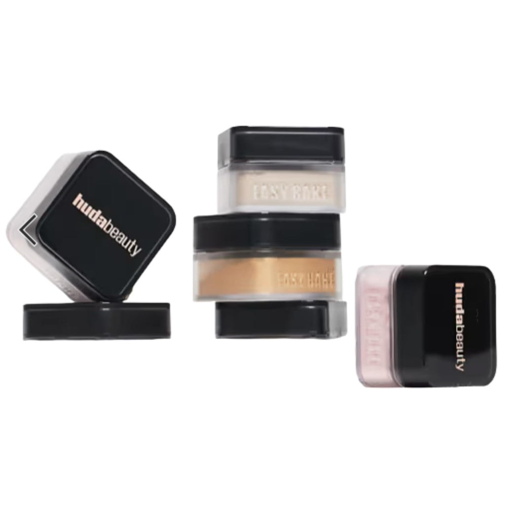 Huda Baby Bake Kunafa color swatch shows deep tan with golden undertones for skin match.