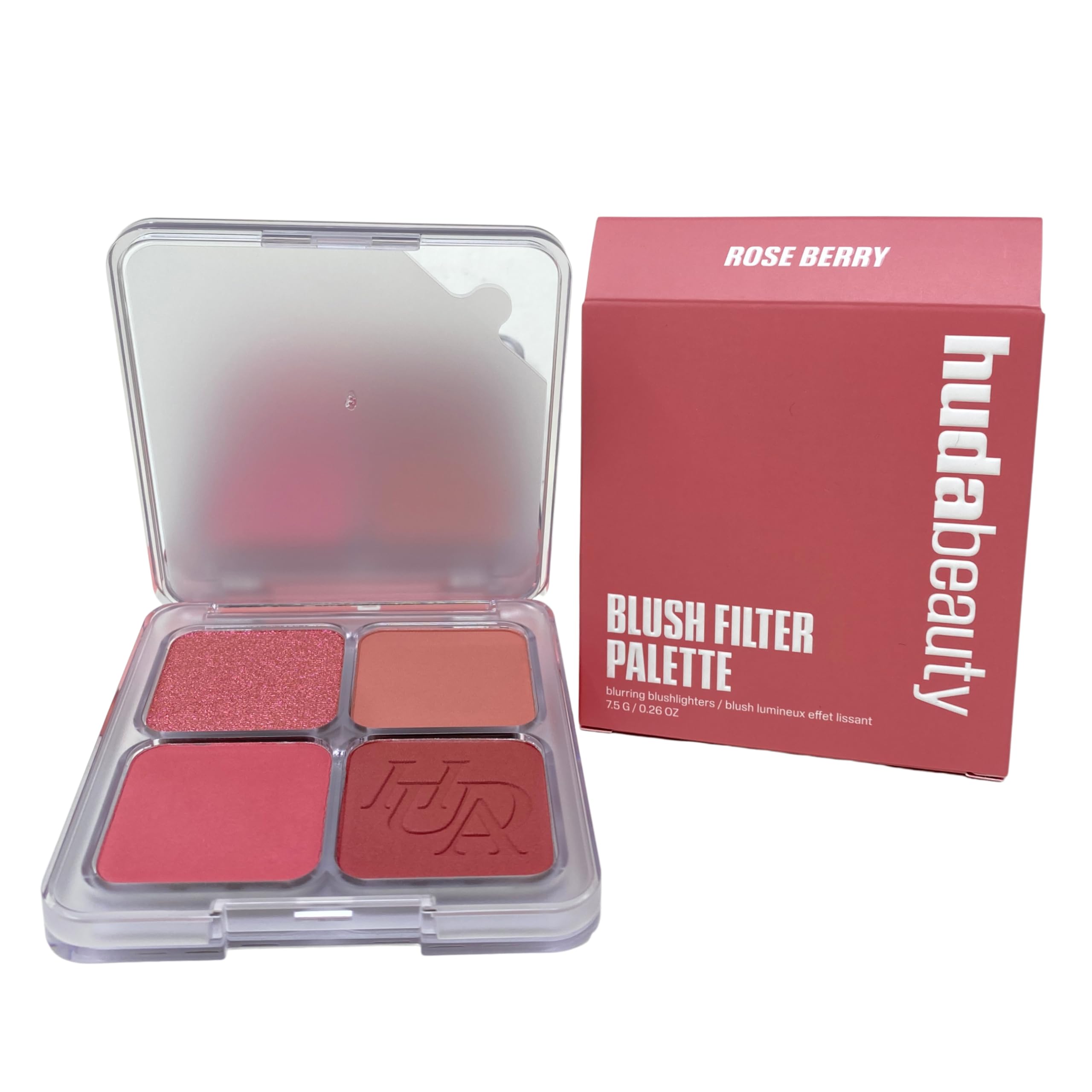 Huda Beauty Blush Filter Rose Berry Berry Fizz blush applies softly with a diffused glow