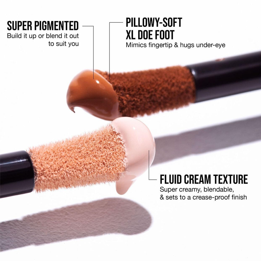 Huda Beauty FauxFilter concealer Nougat 2.5 Golden concealing dark circles naturally