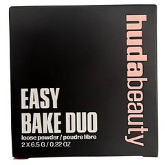 Huda Easy Bake Duo Cherry Blossom Cake powder for brightening and light blur.