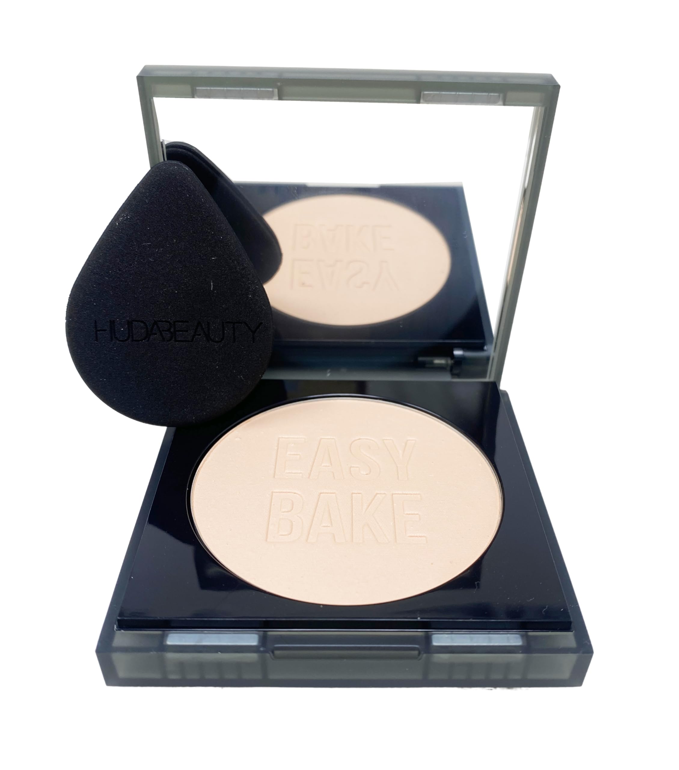 Huda Easy Bake Snatch compact with sponge enables precise setting and on-the-go touch-ups