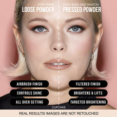 Huda Easy Bake and Snatch Cupcake precision sponge close-up for targeted touch-ups