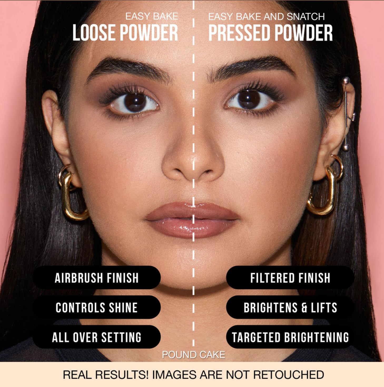 HUDA Beauty Poundcake long-wear powder for all-day finish