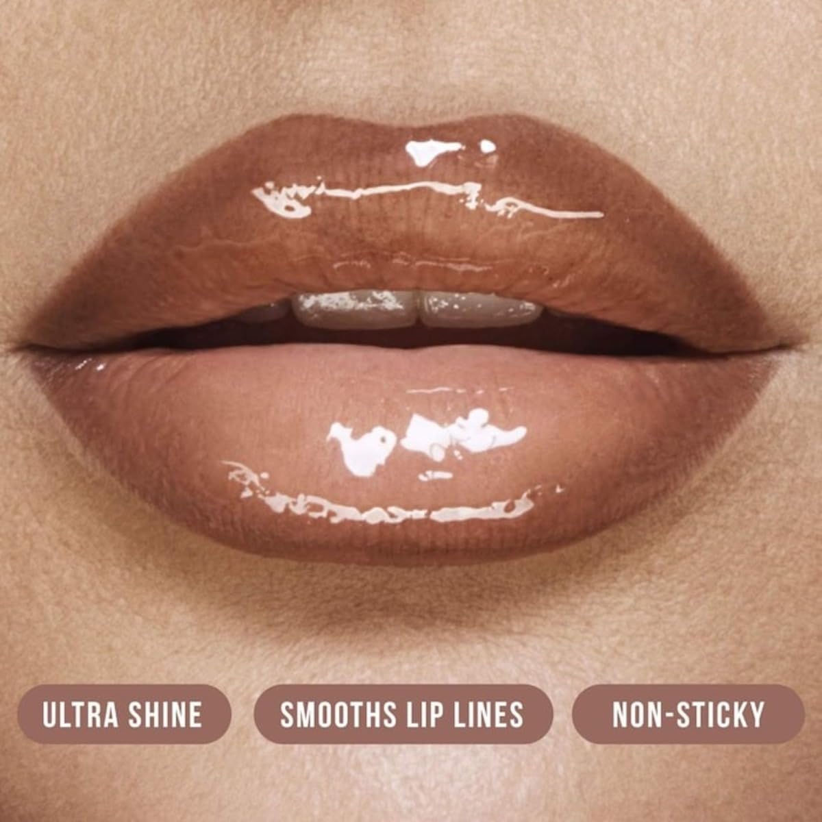 Huda Faux Filler Extra Shine Lip Gloss Glassy application idea for all-day glow
