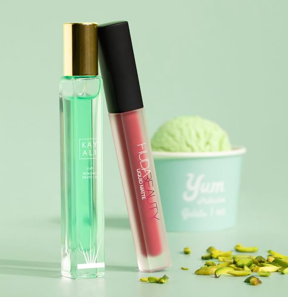 Huda Kayali Yum Gift Set display—two-piece indulgent duo for gifting or self-care