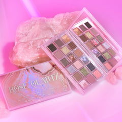 Huda Rose Quartz matte shades offer velvety color with minimal fallout