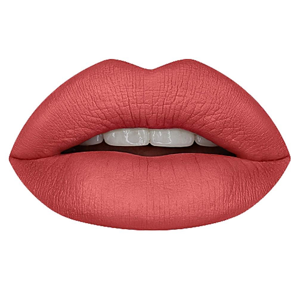 Huda Beauty Power Bullet Matte Lipstick Rendezvous swatches showing rich matte payoff